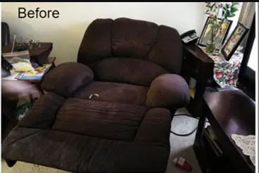 Before Recliner Repair